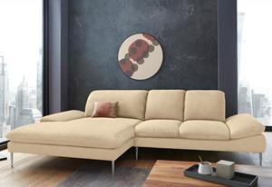 W.Schillig Ecksofa enjoy&MORE, mit Sitztiefenverstellung, Füße Chrom glänzend, Breite 310 cm