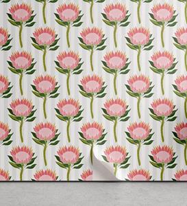 Abakuhaus Vinyltapete »selbstklebendes Wohnzimmer Küchenakzent«, Blumen Protea-Blumen-Garten-Kunst