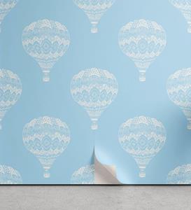 Abakuhaus Vinyltapete »selbstklebendes Wohnzimmer Küchenakzent«, Heißluftballon zentangle Fahrzeug