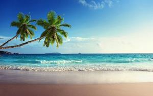KUNSTLOFT Vliestapete »Tropical Sea 2«, lichtbeständige Design Tapete