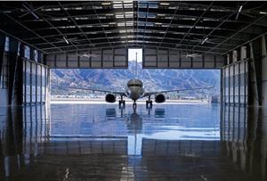 KUNSTLOFT Vliestapete »My Hangar«, lichtbeständige Design Tapete