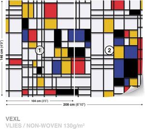 Welt der Träume Fototapete »Vliesfototapeten verschiedene Muster B 208 x H 146 VEXL«, glatt