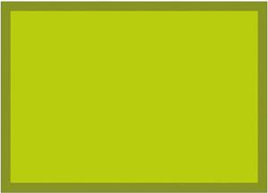 Matches21 HOME & HOBBY Fußmatte »Fußmatte Türmatte UNI einfarbig 50x70 cm hellgrün«, , rechteckig, Höhe 5 mm