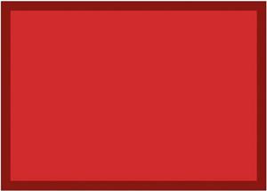 Matches21 HOME & HOBBY Fußmatte »Fußmatte Türmatte UNI einfarbig 50x70 cm rot«, , rechteckig, Höhe 5 mm