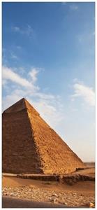 Wallario Türtapete »Alte Pyramide in Ägypten«, glatt, ohne Struktur