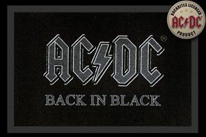 Rockbites Fußmatte » Fußmatte AC/DC Back in Black Türmatte Fußabstreifer 22 (100833)«, 