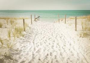 Wallarena Fototapete »Strand Meer Sand Natur Landschaft Vlies Tapete für Wohnzimmer oder Schlafzimmer Vliestapete Wandtapete Motivtapete«, Glatt, Strand, Vliestapete inklusive Kleiste