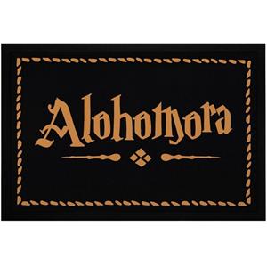 MoonWorks Fußmatte »Fußmatte mit Aufschrift Alohomora Türmatte für Fantasy-Fans Zauberspruch rutschfest & waschbar «, , rechteckig