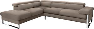 W.Schillig Ecksofa finn, German Design Award 2016, Fußgestell Chrom glänzend, Breite 281 cm