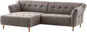 Exxpo - Sofa Fashion Ecksofa, mit Holzfüßen, frei im Raum stellbar