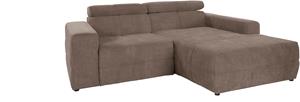 Domo Collection Ecksofa Brandon, Mit Kopfteilverstellung