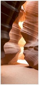 Wallario Türtapete »Antelope Canyon Arizona USA«, glatt, ohne Struktur