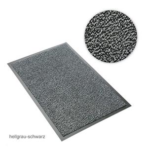 Metzker Fußmatte »Schmutzfangmatte Sauberlaufmatte«, , rechteckig, Höhe 7 mm, 60x90cm - hellgrau-schwarz meliert