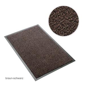 Metzker Fußmatte »Schmutzfangmatte Sauberlaufmatte«, , rechteckig, Höhe 7 mm, 60x90cm - terrabraun-schwarz meliert