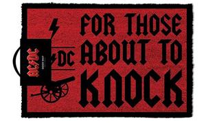 Empireposter Fußmatte »AC/DC Fußmatte Türmatte Kokos For Those About To Knock«, 