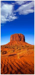 Wallario Türtapete »Monument Valley am Abend I«, glatt, ohne Struktur