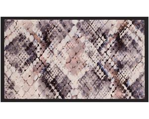 Matches21 HOME & HOBBY Fußmatte »Fußmatte Decor & Rand Schlangenoptik bunt 40x75 cm«, , rechteckig, Höhe 5 mm