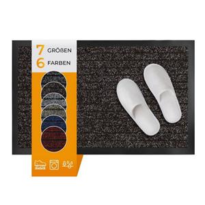 Karat Fußmatte »Sauberlaufmatte Torino Fixgrößen, verschiedene Farben & Größen«, , rechteckig, Höhe 6.5 mm, High-Traffic
