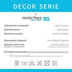 Matches21 HOME & HOBBY Fußmatte »Fußmatte Läufer UNI einfarbig 50x150 cm beige«, , rechteckig, Höhe 5 mm