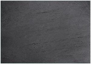 Wallario Vliestapete »Schwarze Schiefertafel Optik - Steintafel«, Seidenmatte Oberfläche, hochwertiger Digitaldruck, in verschiedenen Größen erhältlich