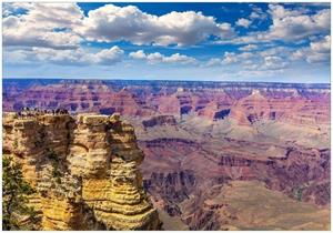 Wallario Vliestapete »Felsenschlucht im Grand Canyon Park Arizona«, Seidenmatte Oberfläche, hochwertiger Digitaldruck, in verschiedenen Größen erhältlich