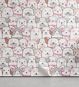 Abakuhaus Vinyltapete »selbstklebendes Wohnzimmer Küchenakzent«, Hunde Netter freundlicher Funny Animals
