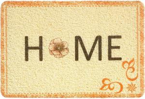 Matches21 HOME & HOBBY Fußmatte »Fußmatte Türmatte Türvorleger Vinyl Outdoor Home Schnörkel & Blume 40x60 cm«, , rechteckig, Höhe 12 mm