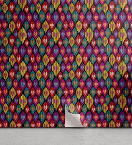 Abakuhaus Vinyltapete »selbstklebendes Wohnzimmer Küchenakzent«, Ikat Kasachstan Motive