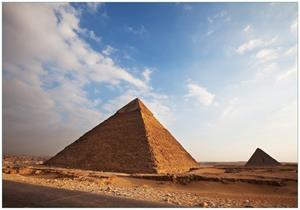 Wallario Vliestapete »Alte Pyramide in Ägypten«, Seidenmatte Oberfläche, hochwertiger Digitaldruck, in verschiedenen Größen erhältlich