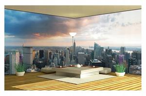 Wallarena Fototapete »XXL New York Ecke Vlies Tapete Vliestapete Schlafzimmer Wohnzimmer XXL«, Glatt, Stadt, Vliestapete inklusive Kleister