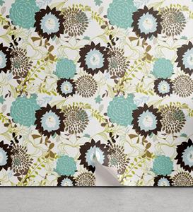 Abakuhaus Vinyltapete »selbstklebendes Wohnzimmer Küchenakzent«, Jahrgang Abstrakt Aufwändige Blumen