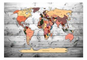 Basera Fototapete »Weltkartenmotiv k-B-0009-a-c«, selbstklebend, mit UV-Schutz