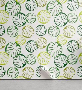 Abakuhaus Vinyltapete »selbstklebendes Wohnzimmer Küchenakzent«, Botanisch Minimalist Monstera Kunst