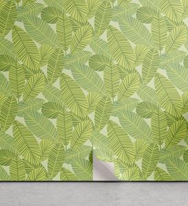 Abakuhaus Vinyltapete »selbstklebendes Wohnzimmer Küchenakzent«, Botanisch Simplistic Palmblätter
