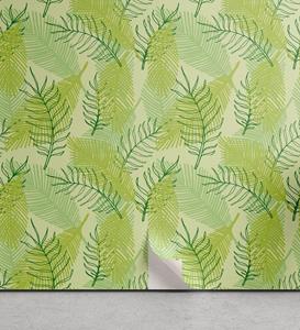 Abakuhaus Vinyltapete »selbstklebendes Wohnzimmer Küchenakzent«, Botanisch Skizzierter Zipfel Pflanzen