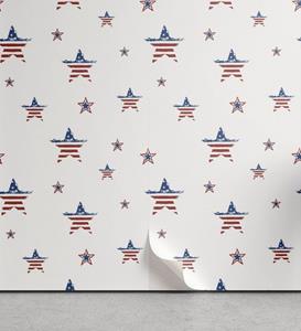 Abakuhaus Vinyltapete »selbstklebendes Wohnzimmer Küchenakzent«, 4. Juli Patriotischer Muster