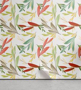 Abakuhaus Vinyltapete »selbstklebendes Wohnzimmer Küchenakzent«, Bunt Auszugs-Blätter