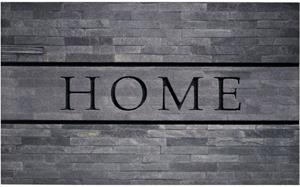 Matches21 HOME & HOBBY Fußmatte »Fußmatte Gummimatte Home Steinwand 45x75 cm«, , rechteckig, Höhe 9 mm
