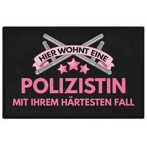 Trendation Fußmatte »Fußmatte für Polizistin Freund Geschenk Fussmatte mit Spruch Polizisti«, 