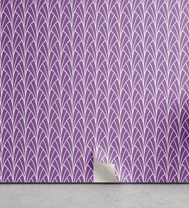 Abakuhaus Vinyltapete »selbstklebendes Wohnzimmer Küchenakzent«, Jugendstil Abstract Floral Retro