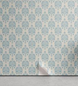 Abakuhaus Vinyltapete »selbstklebendes Wohnzimmer Küchenakzent«, Damast Klassische Swirly Floralen Formen