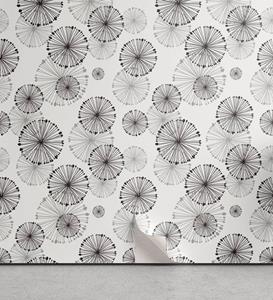 Abakuhaus Vinyltapete »selbstklebendes Wohnzimmer Küchenakzent«, Abstrakt Löwenzahn-Motiv