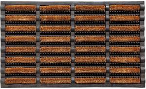 Matches21 HOME & HOBBY Fußmatte »Bürstenmatten FußGummi & Kokosbürsten 40x60 cm«, , rechteckig, Höhe 25 mm