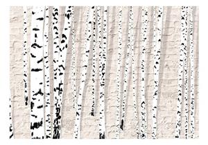 KUNSTLOFT Vliestapete »Birch Composition«, lichtbeständige Design Tapete