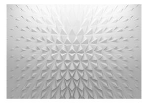 KUNSTLOFT Vliestapete »White Pyramids«, lichtbeständige Design Tapete