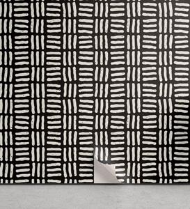 Abakuhaus Vinyltapete »selbstklebendes Wohnzimmer Küchenakzent«, Abstrakt Moderne Kunst-Art-Streifen