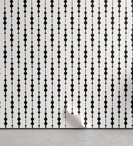 Abakuhaus Vinyltapete »selbstklebendes Wohnzimmer Küchenakzent«, Abstrakt Monochrome Linien Dots