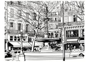 Basera Fototapete »Motiv Paris 100404-145«, Vliestapete