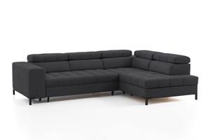 Exxpo - Sofa Fashion Ecksofa, Steppung im Sitzbereich, Wahlweise mit Bettfunktion und Bettkasten, inklusive 5 verstellbaren Kopfstützen