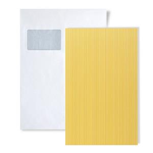 Edem Papiertapete »S-598-21«, gestreift, matt, unifarben, (1 Musterblatt, ca. A5-A4), gelb, safran-gelb, ginster-gelb